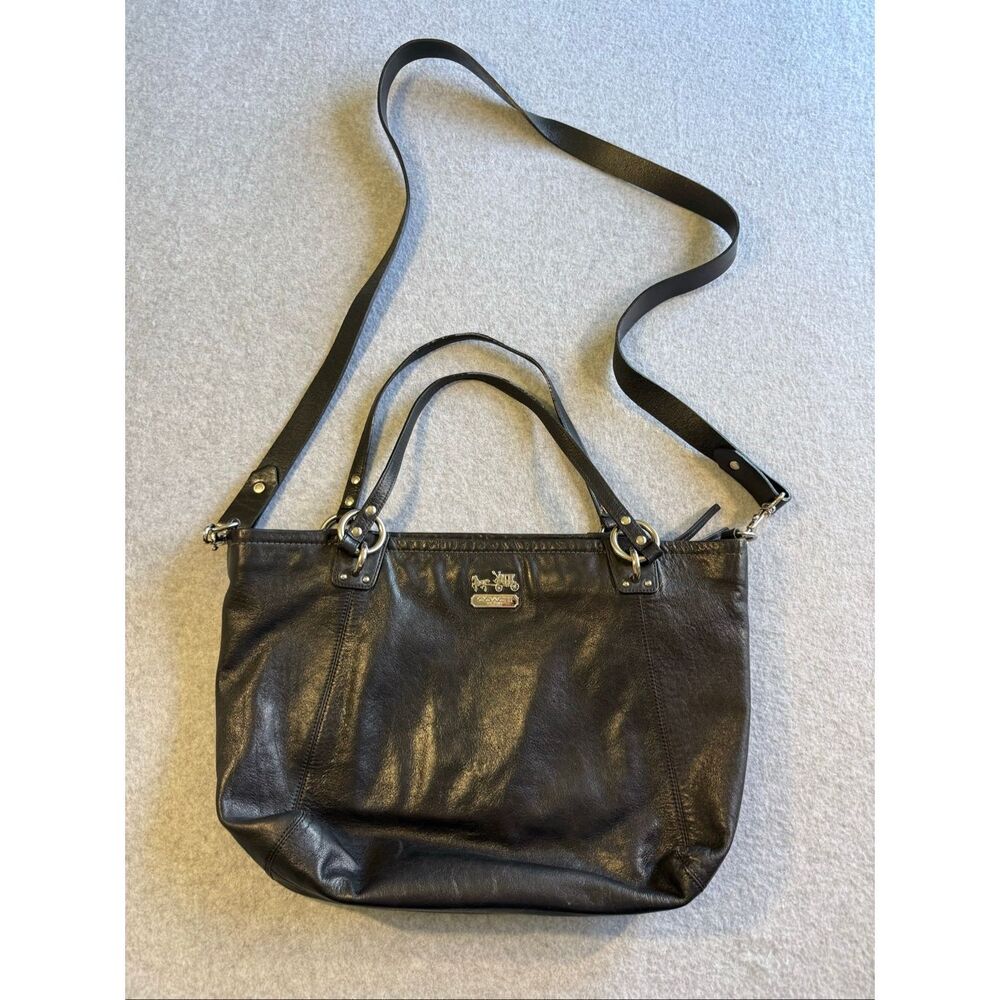Coach Mia black shoulder bag